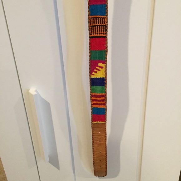 Tan leather belt - Picture 6 of 7